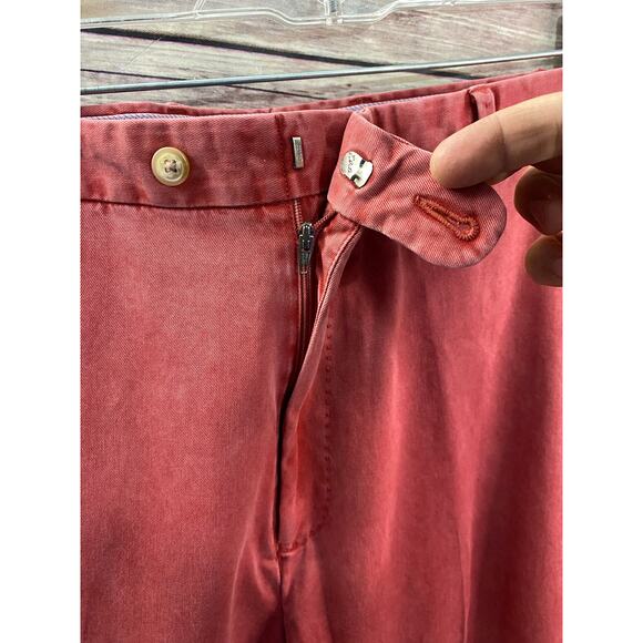 NWT Peter Millar Soft Touch Pants Faded Red Color Golf Classic 100% Pima Cotton - Picture 7 of 10